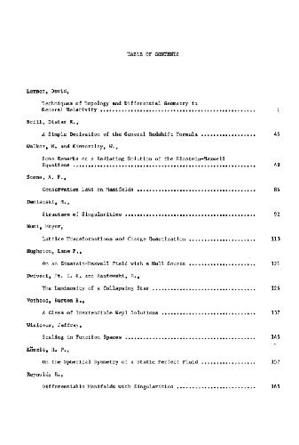 روش های متفاوت محلی و جهانی. هندسه نسبیت عام Proc. پیتزبورگ