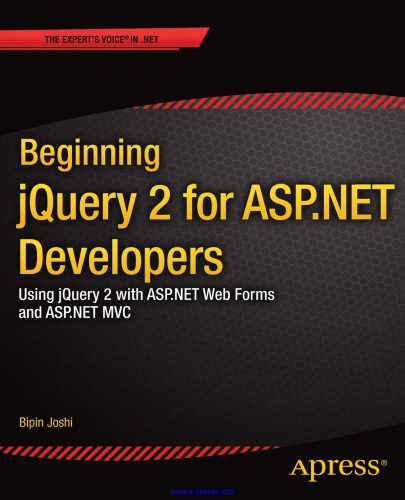 ﻿شروع jQuery 2 برای توسعه دهندگان ASP.NET: استفاده از jQuery 2 با فرم های وب ASP.NET و ASP.NET MVC