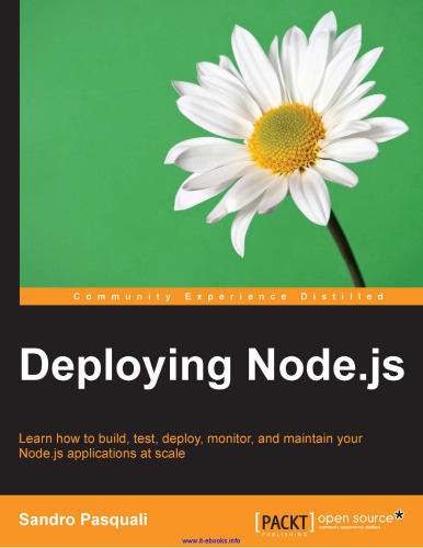 ﻿استقرار Node.js: یاد بگیرید چگونه برنامه های Node.js خود را در مقیاس بسازید، آزمایش کنید، استقرار دهید، نظارت کنید و نگهداری کنید.
