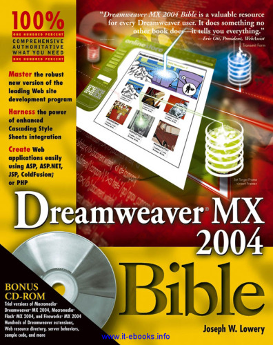 ﻿کتاب مقدس Dreamweaver MX 2004
