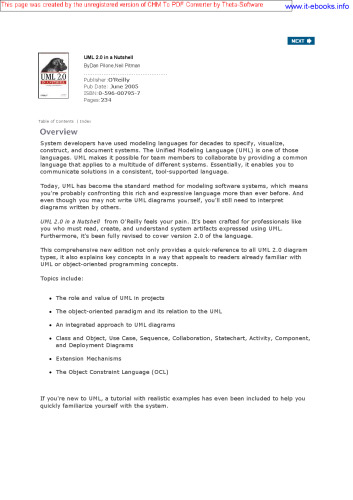 UML 2.0 به طور کلی