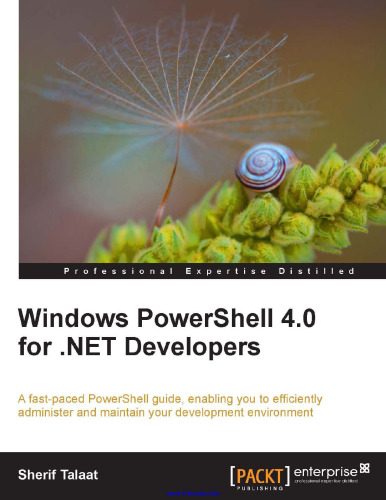 ﻿Windows PowerShell 4.0 برای توسعه دهندگان NET