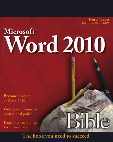 کتاب مقدس Microsoft Word 2010