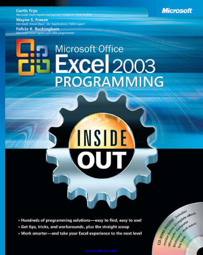 برنامه نویسی Microsoft Office Excel 2003 Inside Out