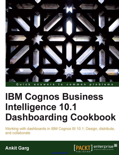 IBM Cognos Business Intelligence 10.1 کتاب آشپزی داشبورد