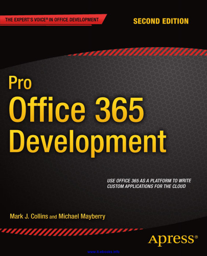 Pro Office 365 Development، 2nd edition