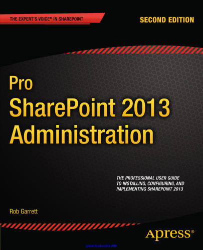 ﻿Pro SharePoint 2013 Administration، ویرایش دوم