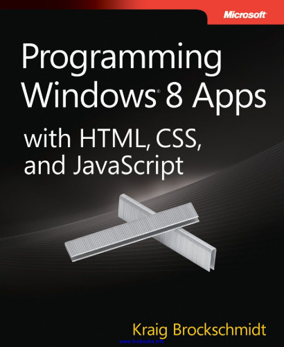 برنامه نویسی برنامه های Windows 8 با HTML ، CSS و JavaScript