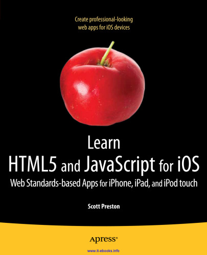 HTML5 و JavaScript را برای iOS بیاموزید: برنامه های مبتنی بر استاندارد وب برای iPhone ، iPad و iPod touch