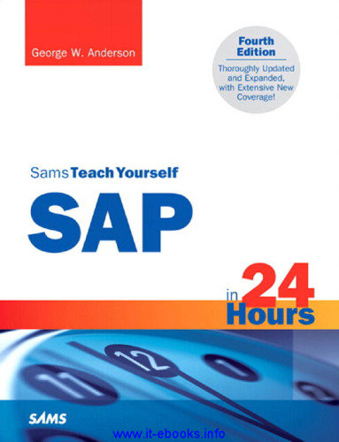 Sams آموزش خود را SAP در 24 ساعت ، نسخه 4