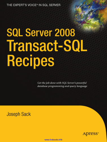دستور العمل های SQL Server 2008 Transact-SQL: یک رویکرد حل مسئله