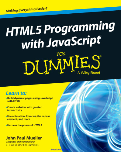 برنامه نویسی HTML5 با JavaScript For Dummies