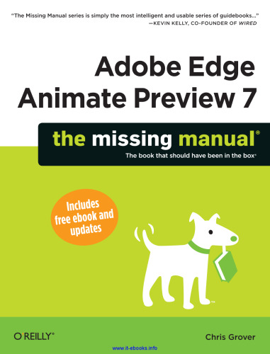 ﻿Adobe Edge Animate Preview 7: The Missing Manual: کتابی که باید در جعبه می بود