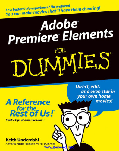 ﻿Adobe Premiere Elements For Dummies