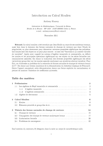 آشنایی با محاسبات مولیان