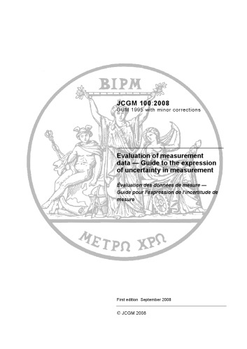 ارزیابی داده های اندازه گیری: راهنمای بیان عدم اطمینان در اندازه گیری