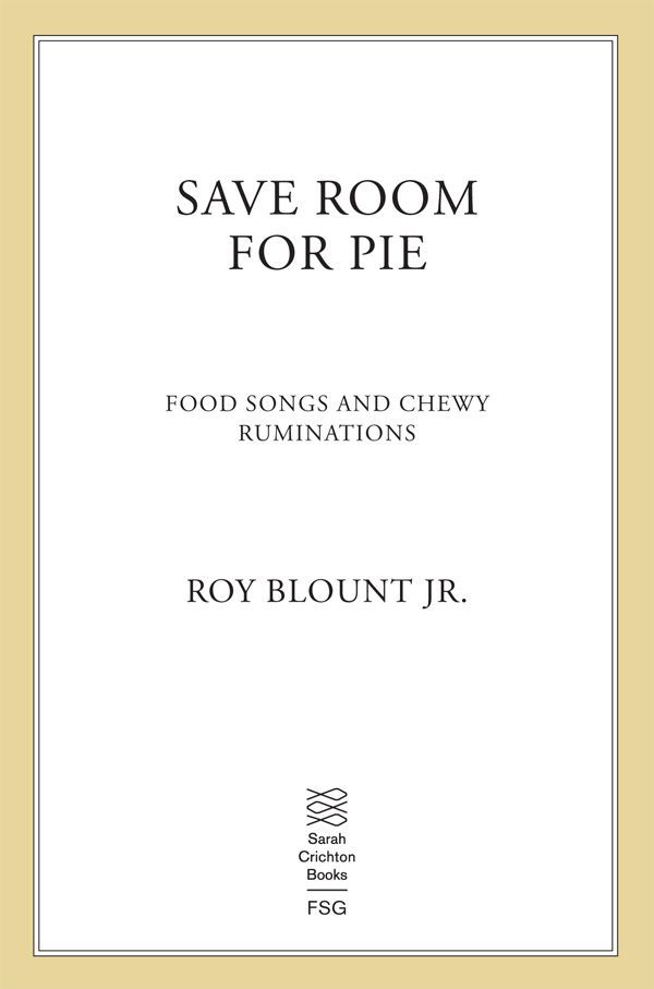 صرفه جویی در اتاق برای پای: آهنگ های غذا و شایعات جویدنی