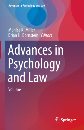 پیشرفت های روانشناسی و حقوق: دوره 1