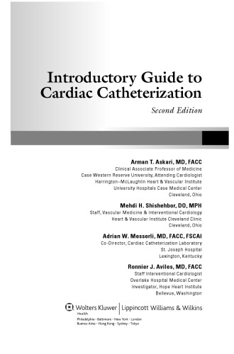راهنمای مقدماتی برای کاتتریزاسیون قلبی