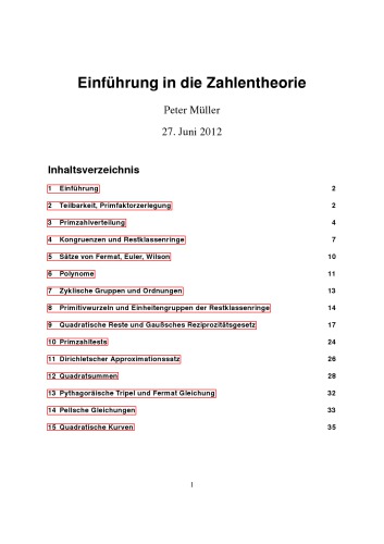 آشنایی با تئوری اعداد
