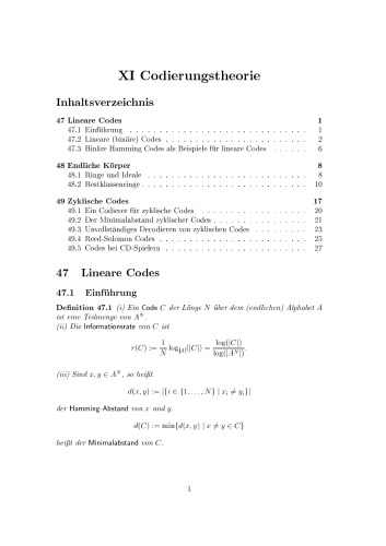 تئوری کدگذاری XI