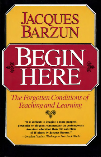 ﻿از اینجا شروع کنید: شرایط فراموش شده آموزش و یادگیری