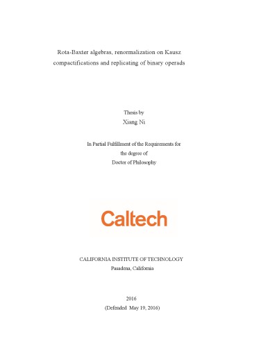 ﻿جبرهای روتا باکستر، عادی سازی مجدد در فشرده سازی های کاوش و تکرار اپرادهای باینری