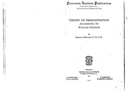 ﻿نظریه تظاهرات از نظر ویلیام اوکام