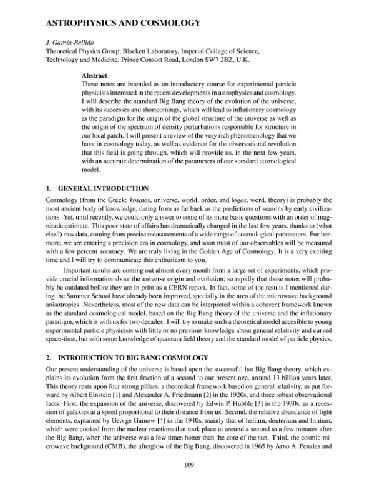 سخنرانی در مورد کیهان شناسی (مکتب اروپایی CERN-JINR)