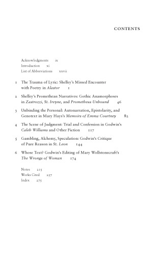 ﻿روایت عاشقانه: شلی ، هیز ، گادوین ، وولستون کرفت