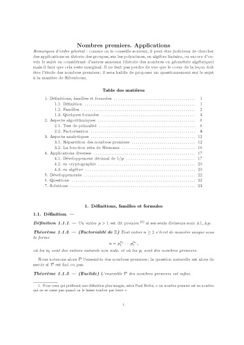 ﻿اعداد اول: برنامه های کاربردی