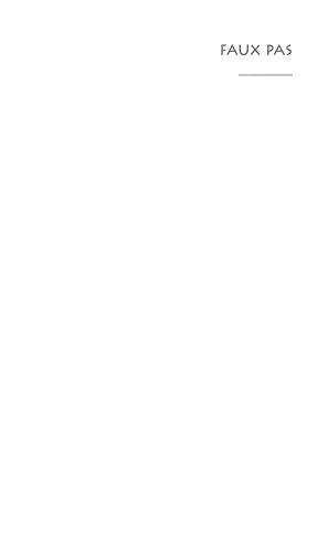 ﻿Faux Pas