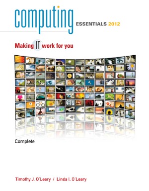 Computing Essentials Complete 2012 باعث شده تا این کار برای شما انجام شود