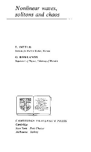 امواج غیر خطی، solitons، و هرج و مرج