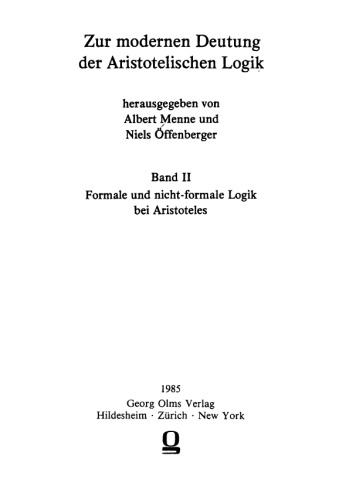 ﻿منطق صوری و غیر رسمی در ارسطو