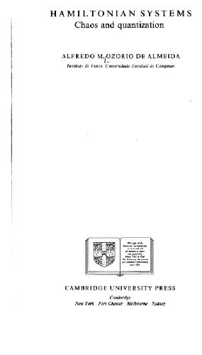 سیستم های همیلتون: هرج و مرج و کمیت