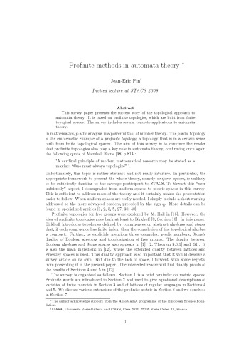 ﻿روش های سودمند در تئوری اتوماتا