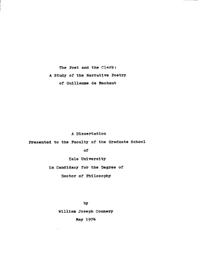 ﻿شاعر و منشی: بررسی شعر روایی گیوم دو ماشو