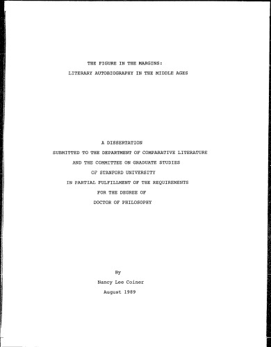 ﻿رقمی در حاشیه: زندگینامه ادبی در قرون وسطی