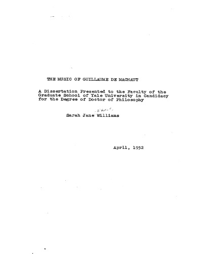 ﻿موسیقی گیوم دو ماشو