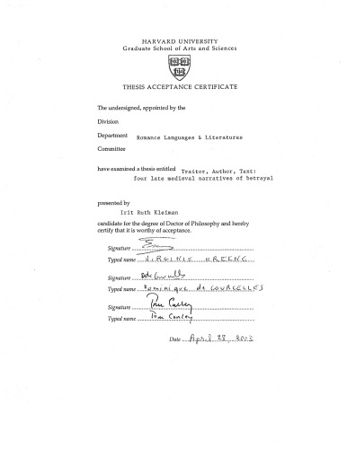 ﻿خائن، نویسنده، متن: چهار روایت اواخر قرون وسطی از خیانت