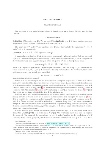 تئوری گالویز