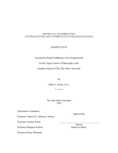 & quot؛ آواز خواندن یک لحن دیگر & quot؛ : سازگاری و تبیین در ترانه مشغول به کار