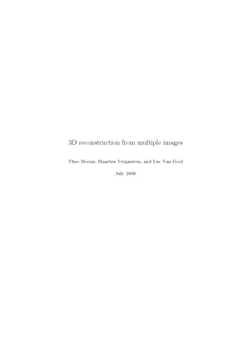 بازسازی سه بعدی از تصاویر چندگانه