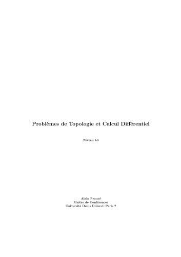 ﻿مسائل توپولوژی و حساب دیفرانسیل