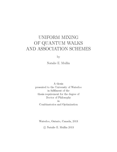 ﻿اختلاط یکنواخت پیاده روی های کوانتومی و طرح های انجمن