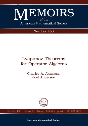 Theorem Lyapunov برای جبر عملیات