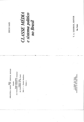 ﻿طبقه متوسط ​​و نظام سیاسی در برزیل