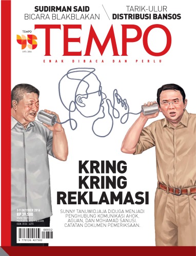 مجله Tempo 03 اکتبر 2016: Kring Kings Reklamasi