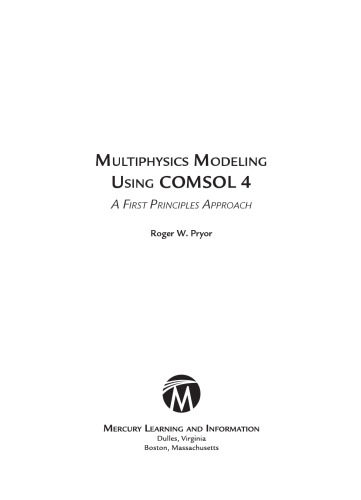 مدل سازی چند فیزیک با استفاده از COMSOL®4